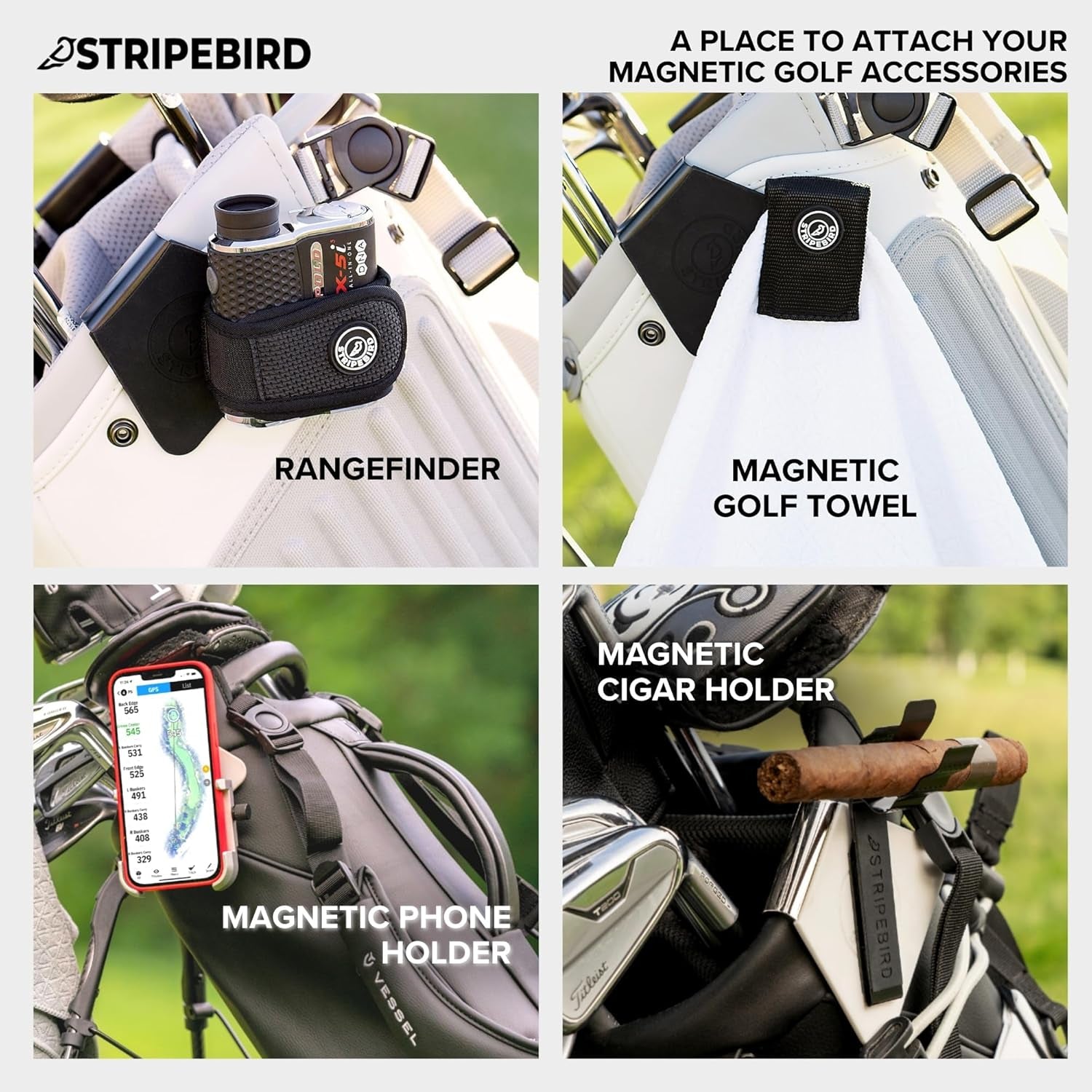 - Steel Hub for Golf Magnet Accessories - Metal Attachment for Golf Bag Magnet Products - Easily Access Magnetic Golf Accessories from Your Golf Bag