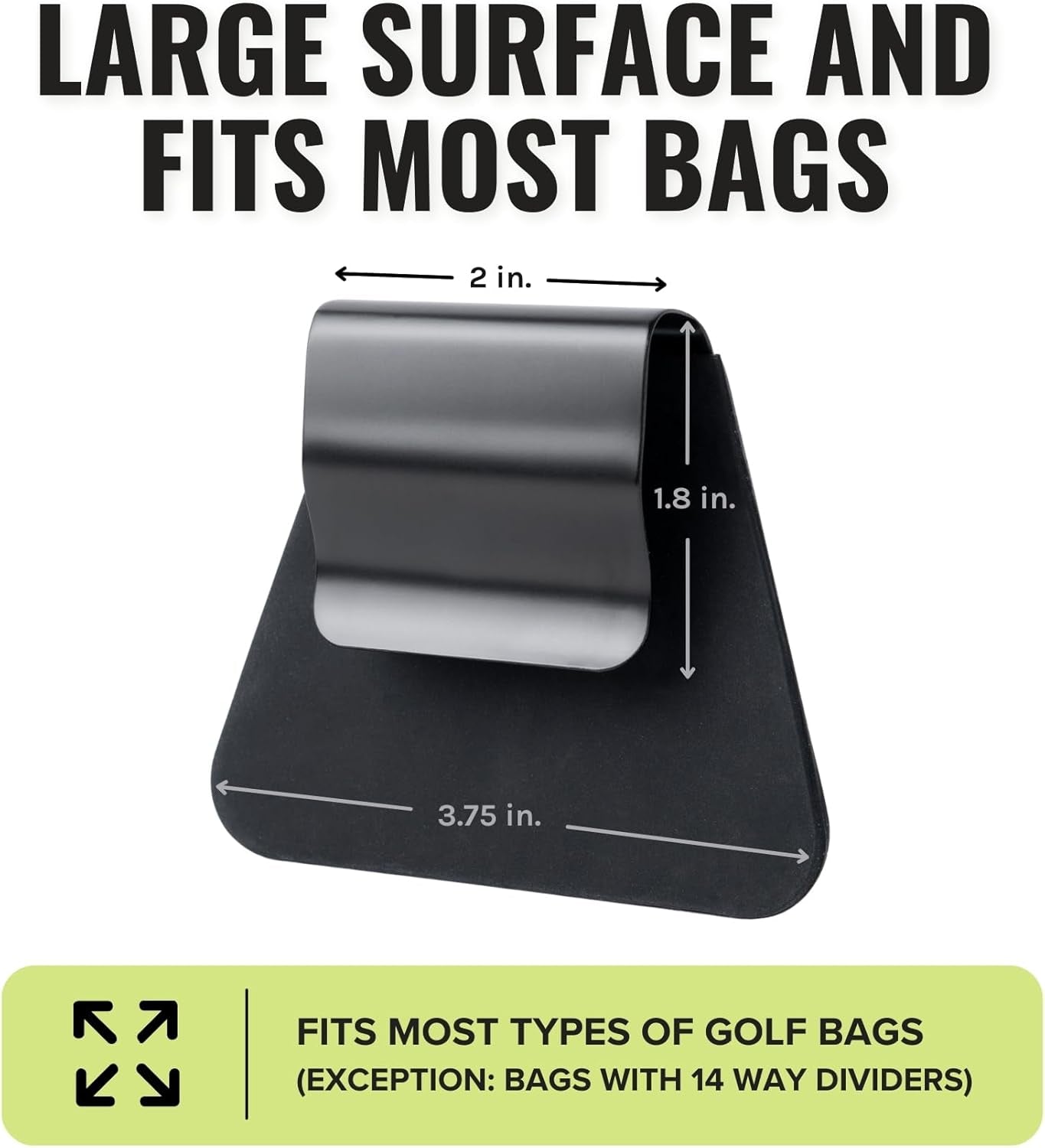 - Steel Hub for Golf Magnet Accessories - Metal Attachment for Golf Bag Magnet Products - Easily Access Magnetic Golf Accessories from Your Golf Bag